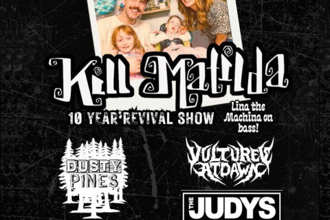 Veteranos punks de Vancouver KILL MATILDA se reúnem para show beneficente em homenagem a Goldie