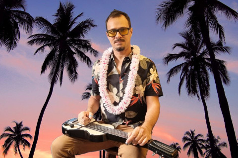 Johnny Crash faz show no Waikiki Steel Guitar Festival