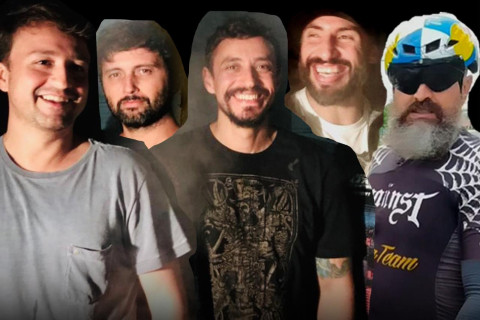 Stop Them: Greyson Nekrutman posta foto com Caio, batera da banda (e dos Raimundos) em rede social