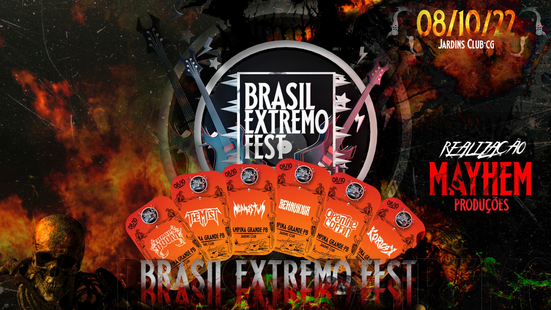 Brasil Extremo Fest: Campina Grande volta a ser um dos polos do metal nordestino