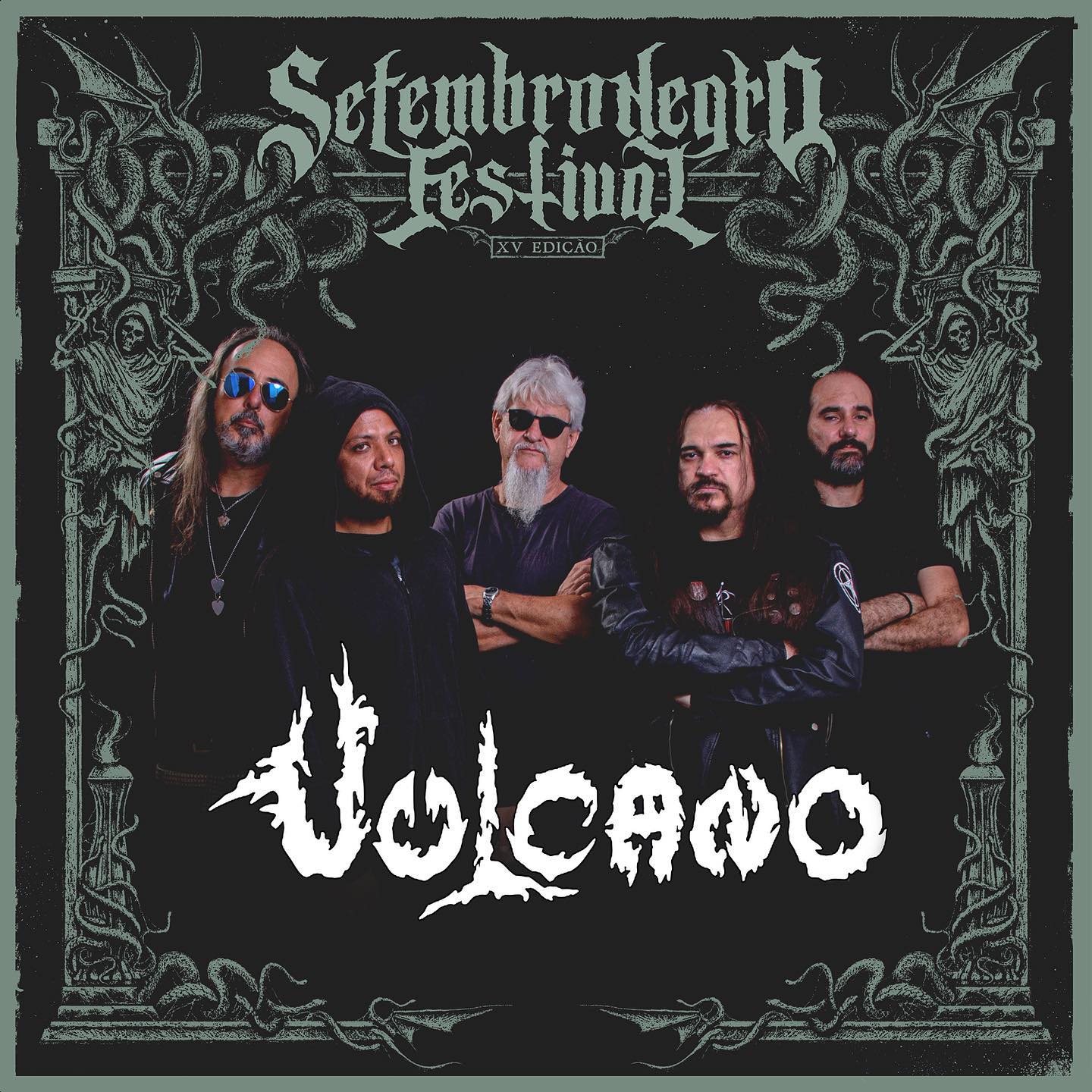 Vulcano: Pioneiros do Black Metal brasileiro estarão na XV edição do Setembro Negro Festival 2023