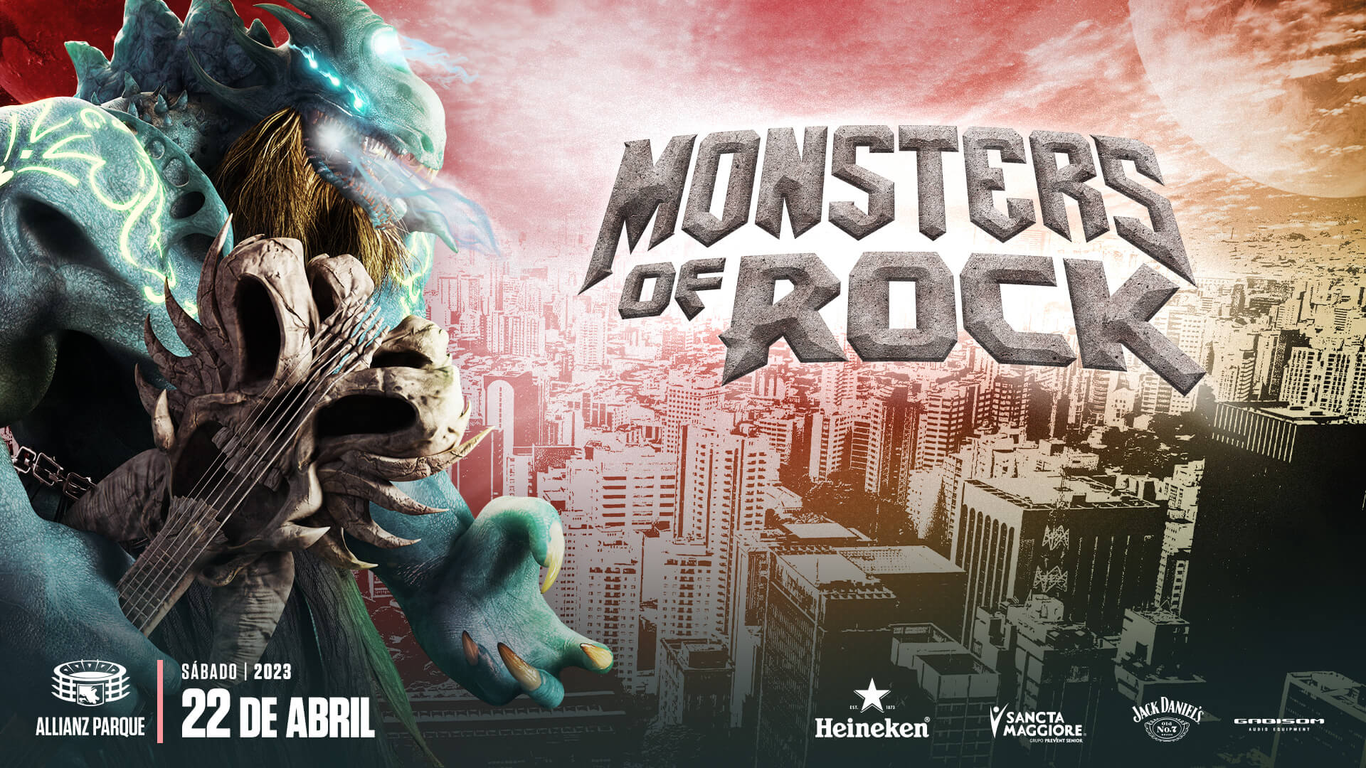 Monsters of Rock divulga horários dos shows