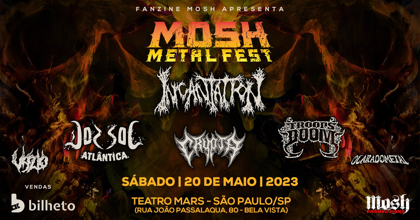 Mosh Metal Fest: Festival acontece no Teatro Mars neste sábado 