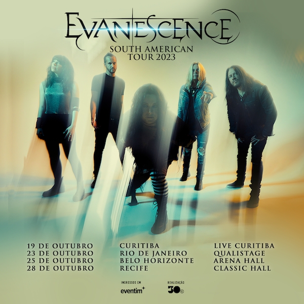 Evanescence vem ao Brasil com mega turnê por cinco estados