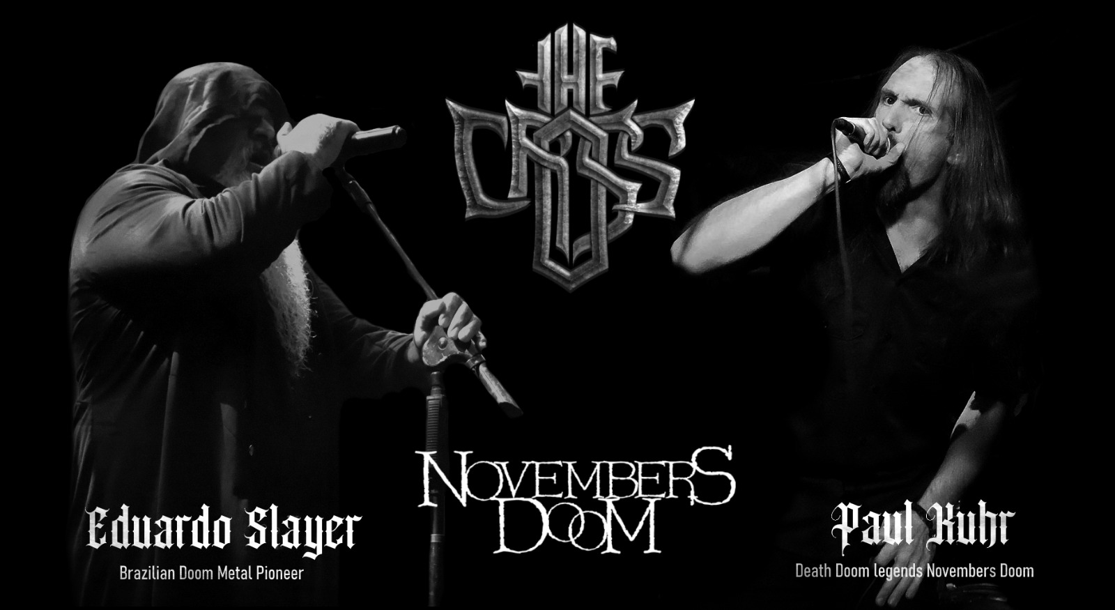 THE CROSS: Banda anuncia participação do lendário vocalista Paul Kuhr (Novembers Doom) em novo álbum