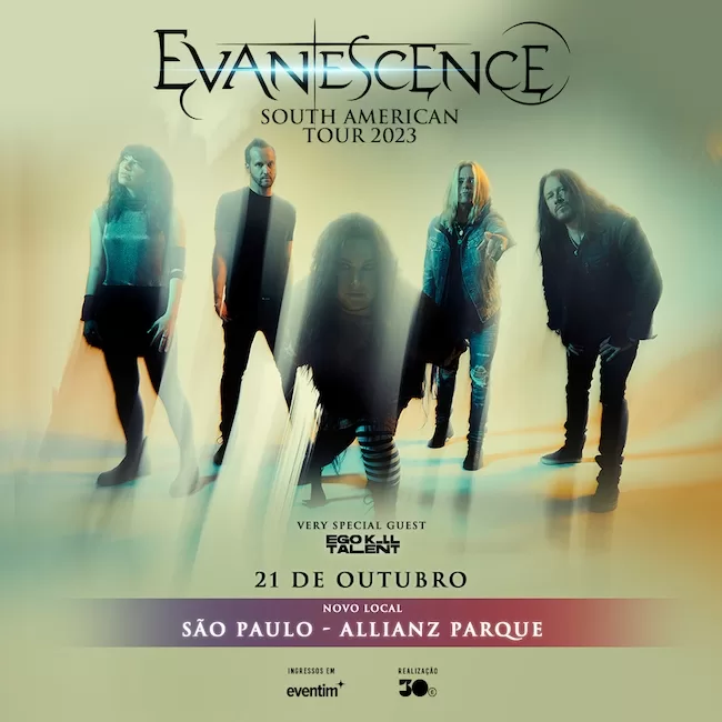 Evanescence transfere show de São Paulo para o Allianz Parque