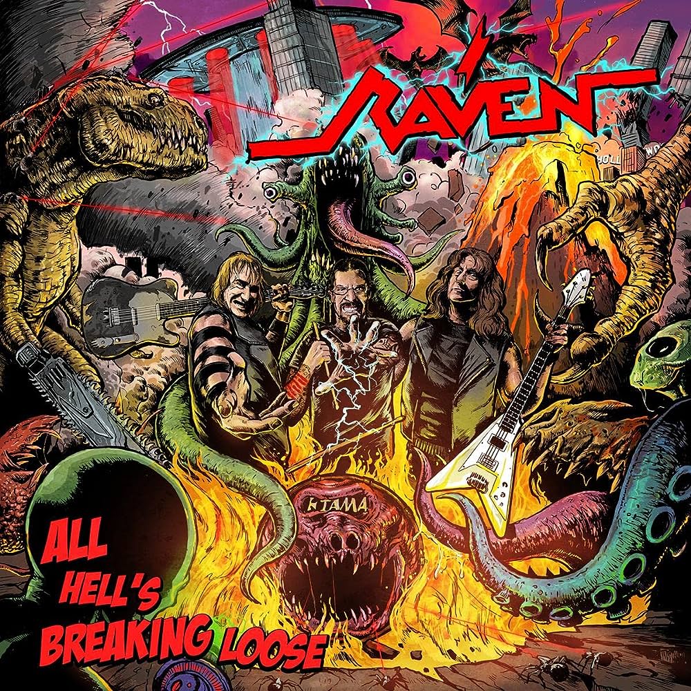 Raven lança explosivo álbum novo, “All Hell’s Breaking Loose”