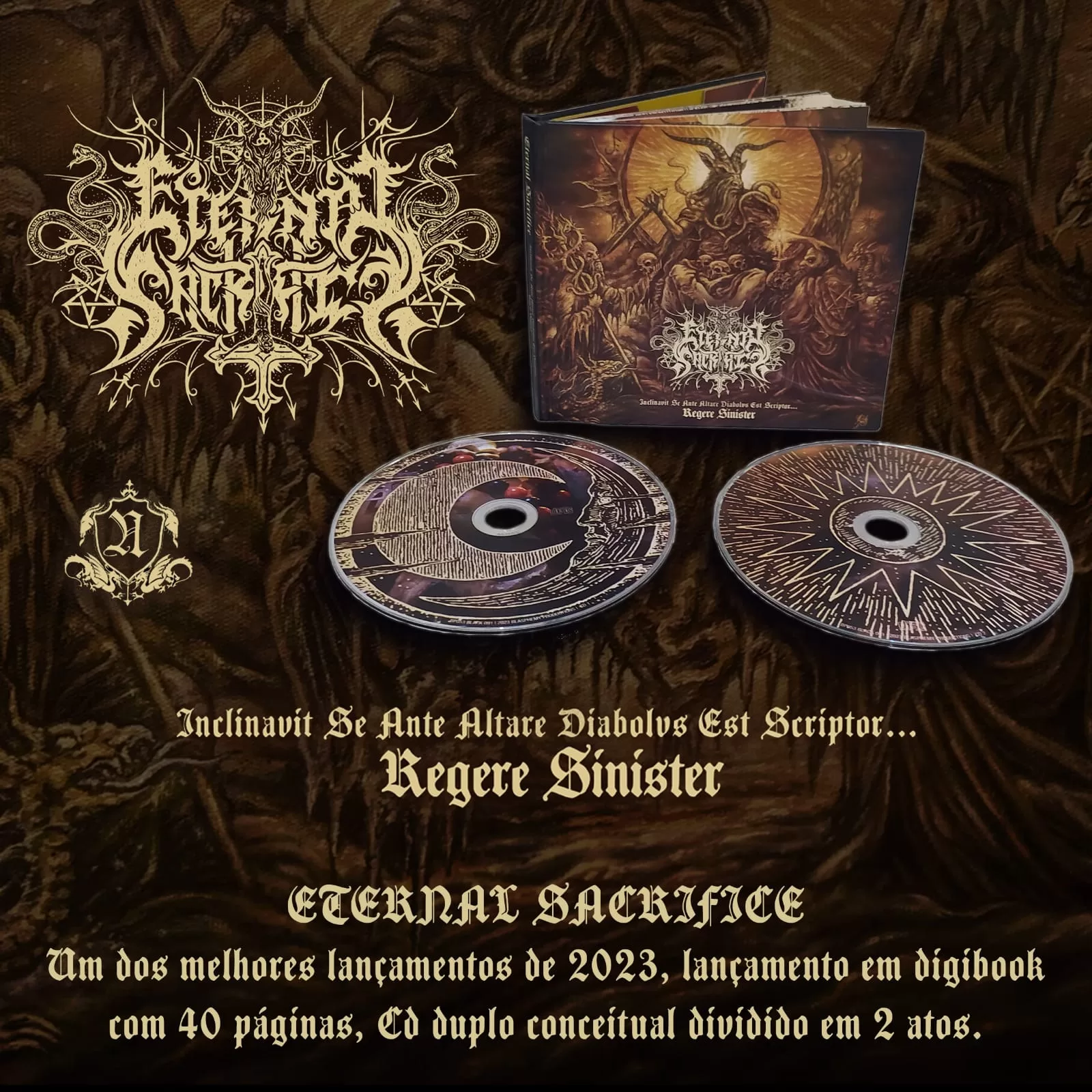 ETERNAL SACRIFICE: Novo álbum marca 30 anos de dedicação ao Necrounderground