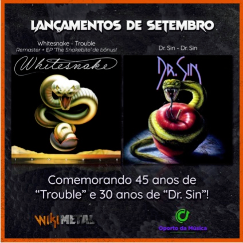 Wikimetal Store: Relançamentos em CD: Dr. Sin, Whitesnake, e clássicos do death