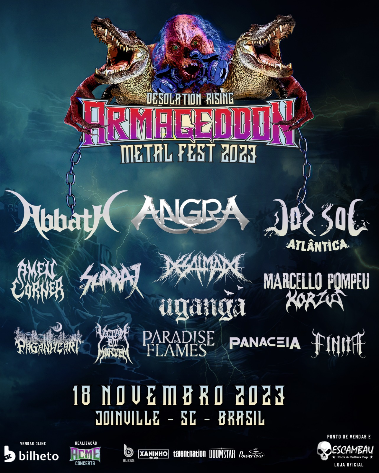 Armageddon Metal Fest busca melhor estrutura para o público e altera local do evento