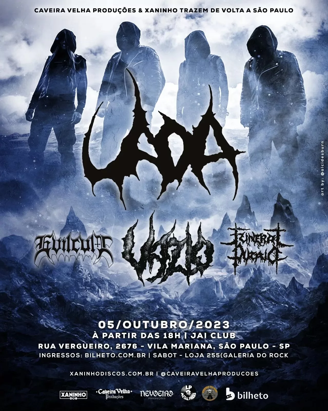 Uada: Sensação do Metal extremo inicia turnê Sul-americana na quinta em São Paulo