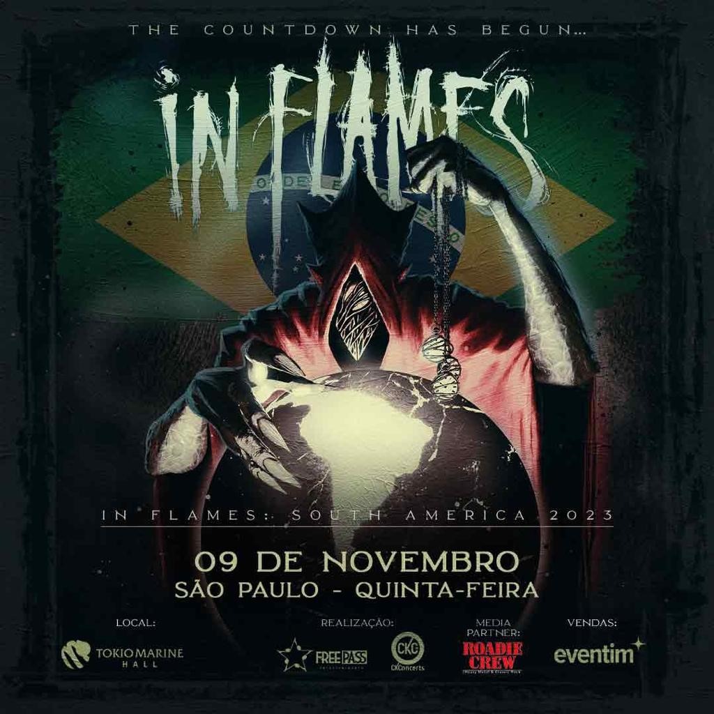 In Flames confirma show único no Brasil em novembro
