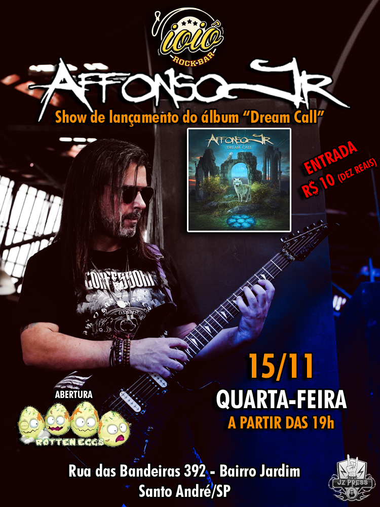 O guitarrista Affonso Jr. lança álbum solo “Dream Call” celebrando a fusão do Rock, Metal com a World Music