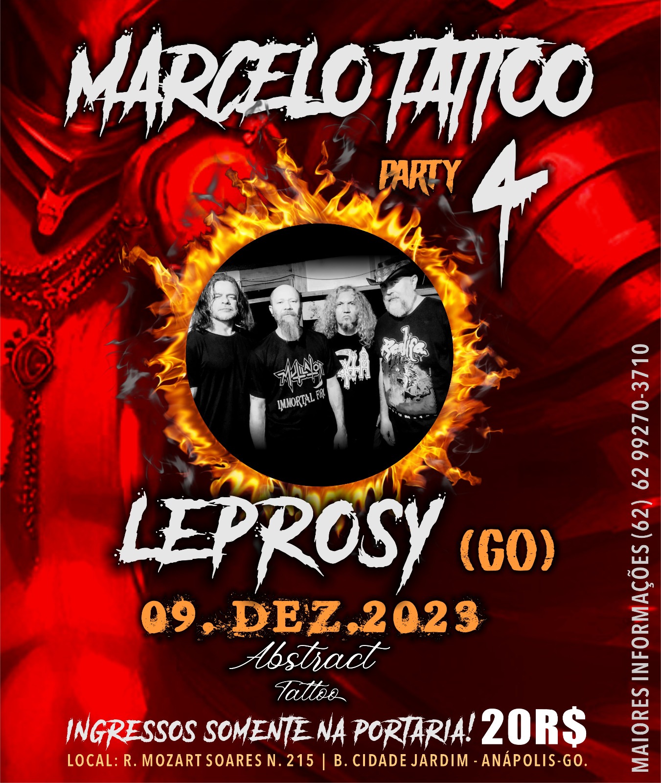 LEPROSY: Banda é confirmada no ‘Marcelo Tattoo Party 4’