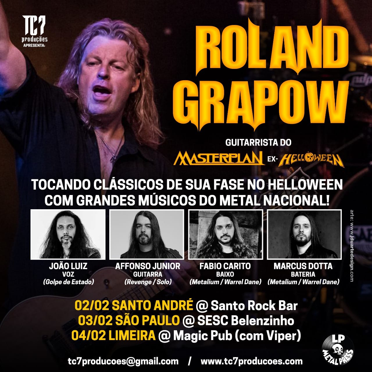 Roland Grapow: Guitarrista alemão que toca em SP neste fim de semana lança música nova do Masterplan