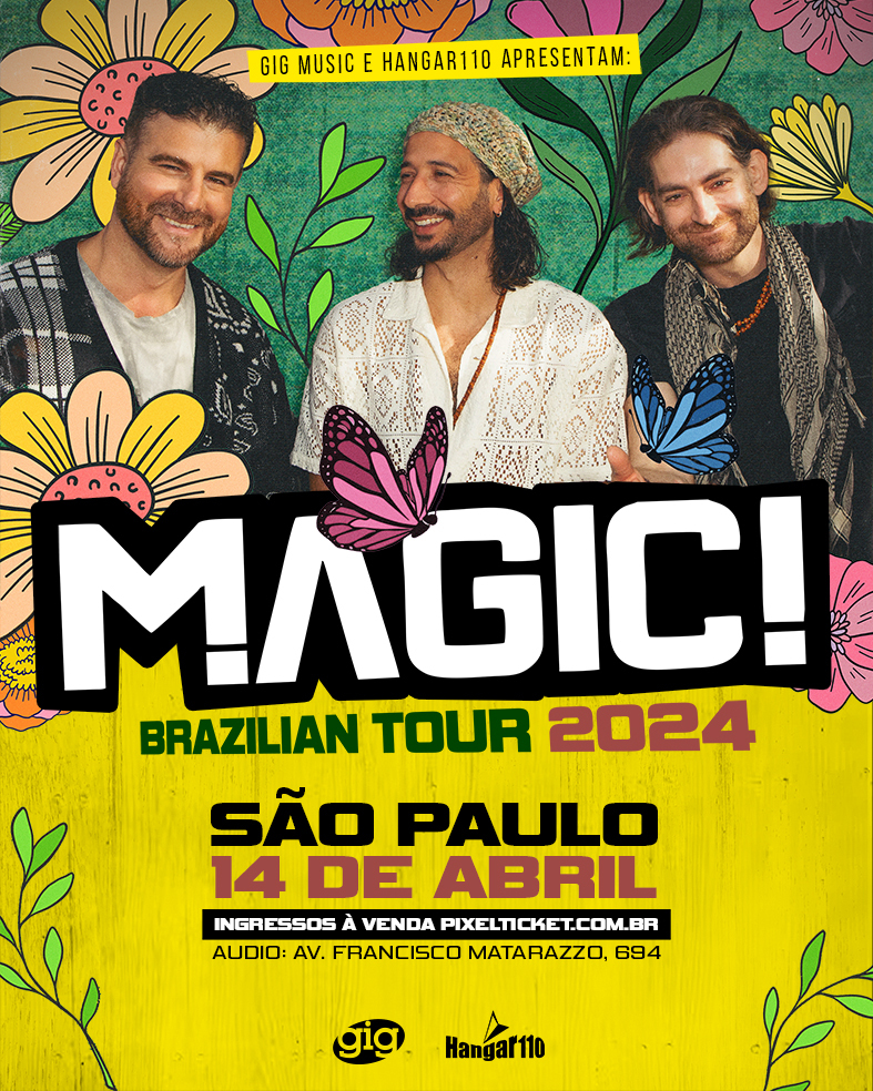 Magic!, do hit global Rude, retorna a São Paulo em abril 