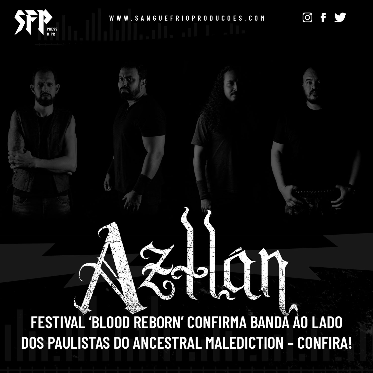 AZTLÁN: Festival ‘Blood Reborn’ confirma banda ao lado dos paulistas do Ancestral Malediction
