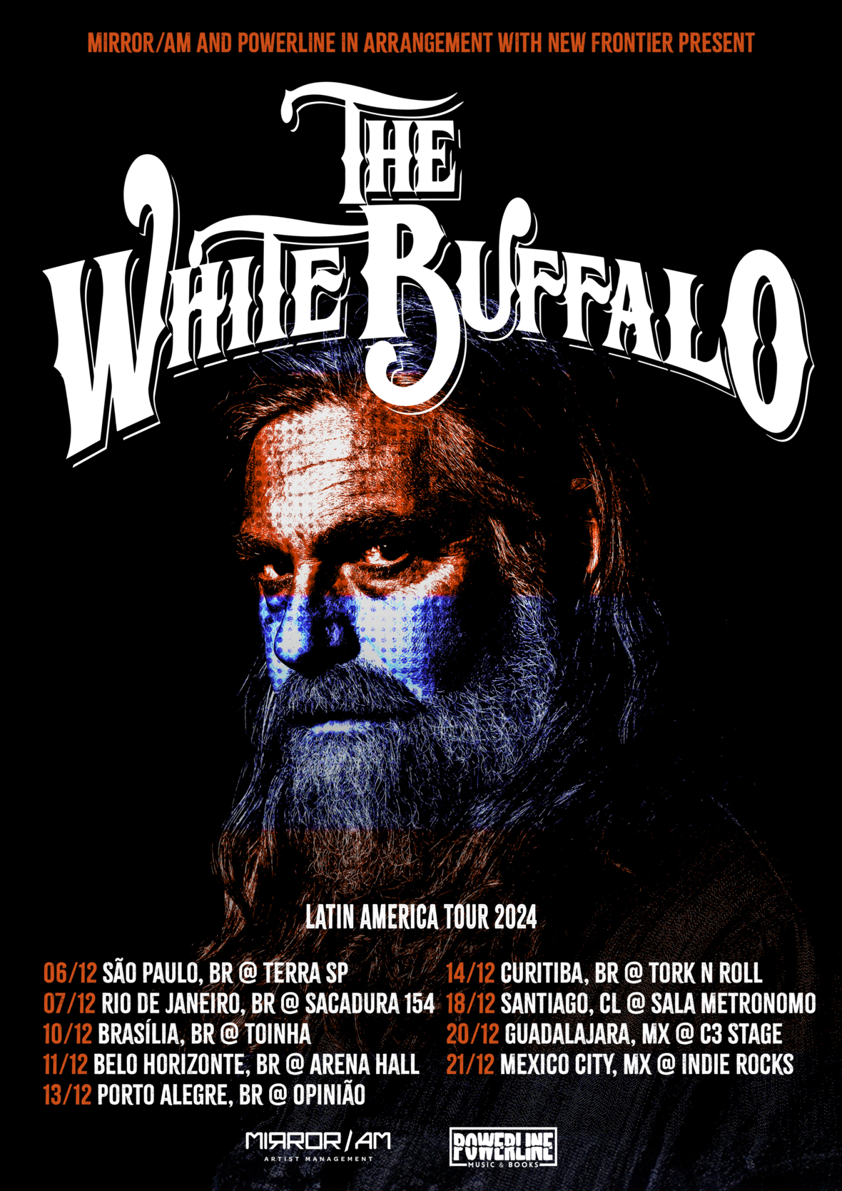 The White Buffalo anuncia novos locais e uma data extra no Brasil