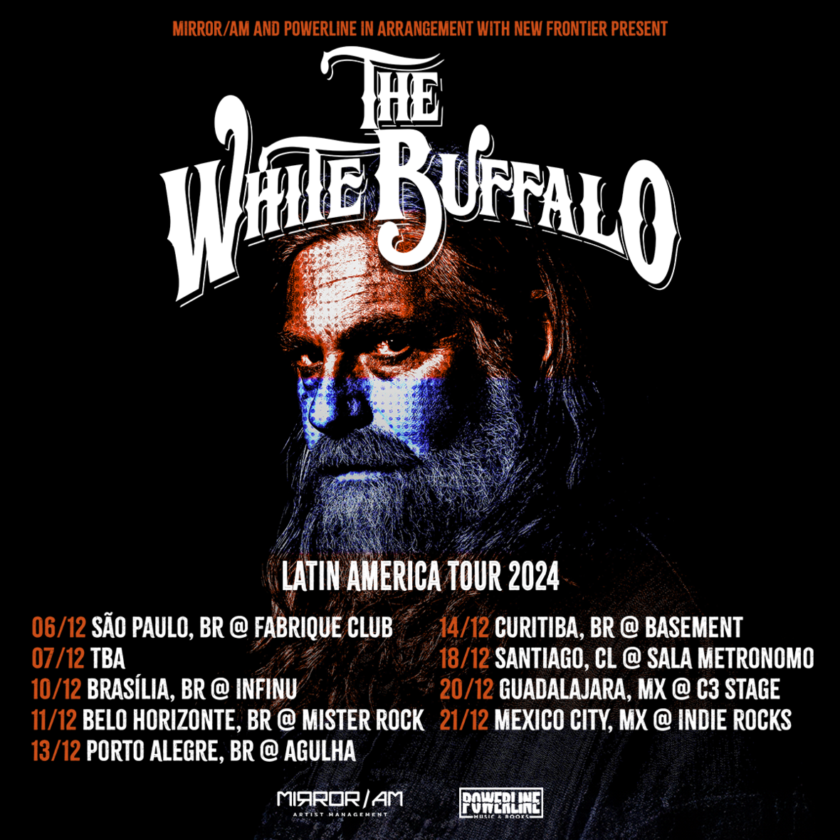 The White Buffalo, referência mundial do folk, estreia no Brasil em dezembro