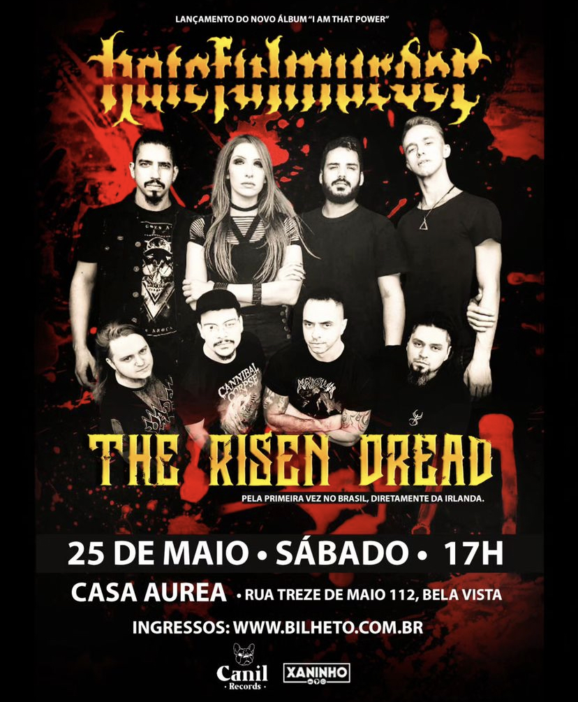 The Risen Dread, da Irlanda, faz show em São Paulo no dia 25/05
