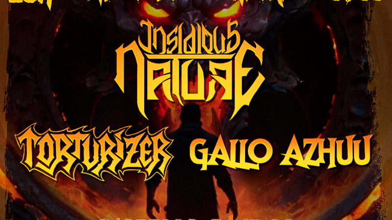 TORTURIZER: Ao lado de Insidious Nature e Gallo Azhuu no ‘Shredfest Attack’ neste sábado (01)