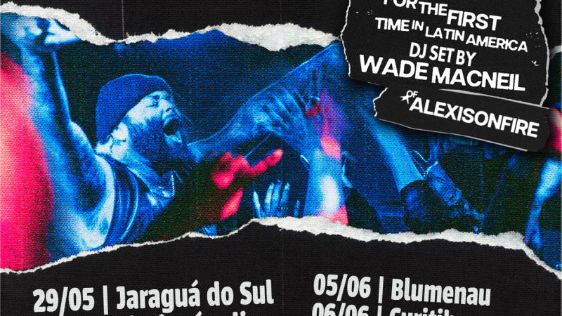 Wade MacNeil, do Alexisonfire, inicia a tour The Only Emo Night Ever no Brasi