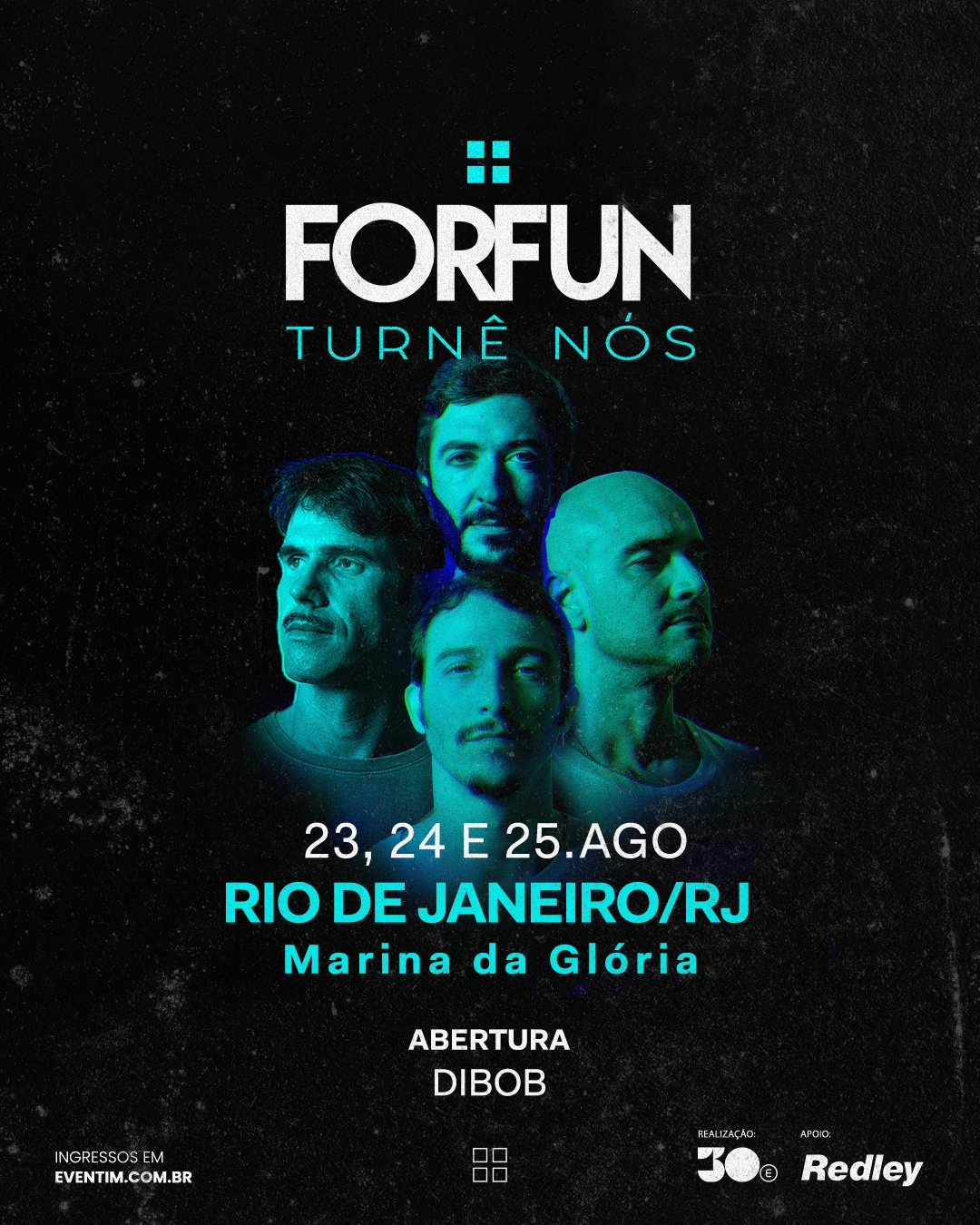 Forfun anuncia show de abertura para apresentações no Rio de Janeiro