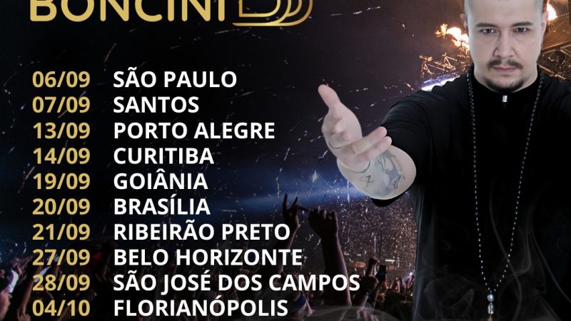 Bruno Boncini retorna aos palcos com tour em principais cidades do país