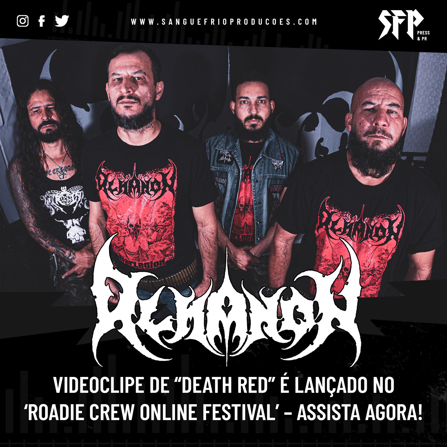 ALMANON: Videoclipe de “Death Red” é lançado no ‘Roadie Crew Online Festival’ – assista agora AQUI!