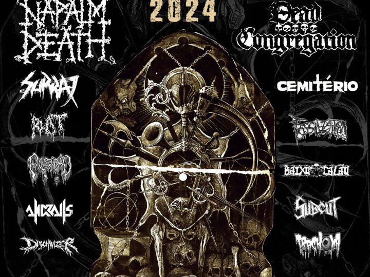 Confira o cast completo do Bréa Extreme Fest que traz Napalm Death, Dead Congregation e mais 10 bandas em outubro