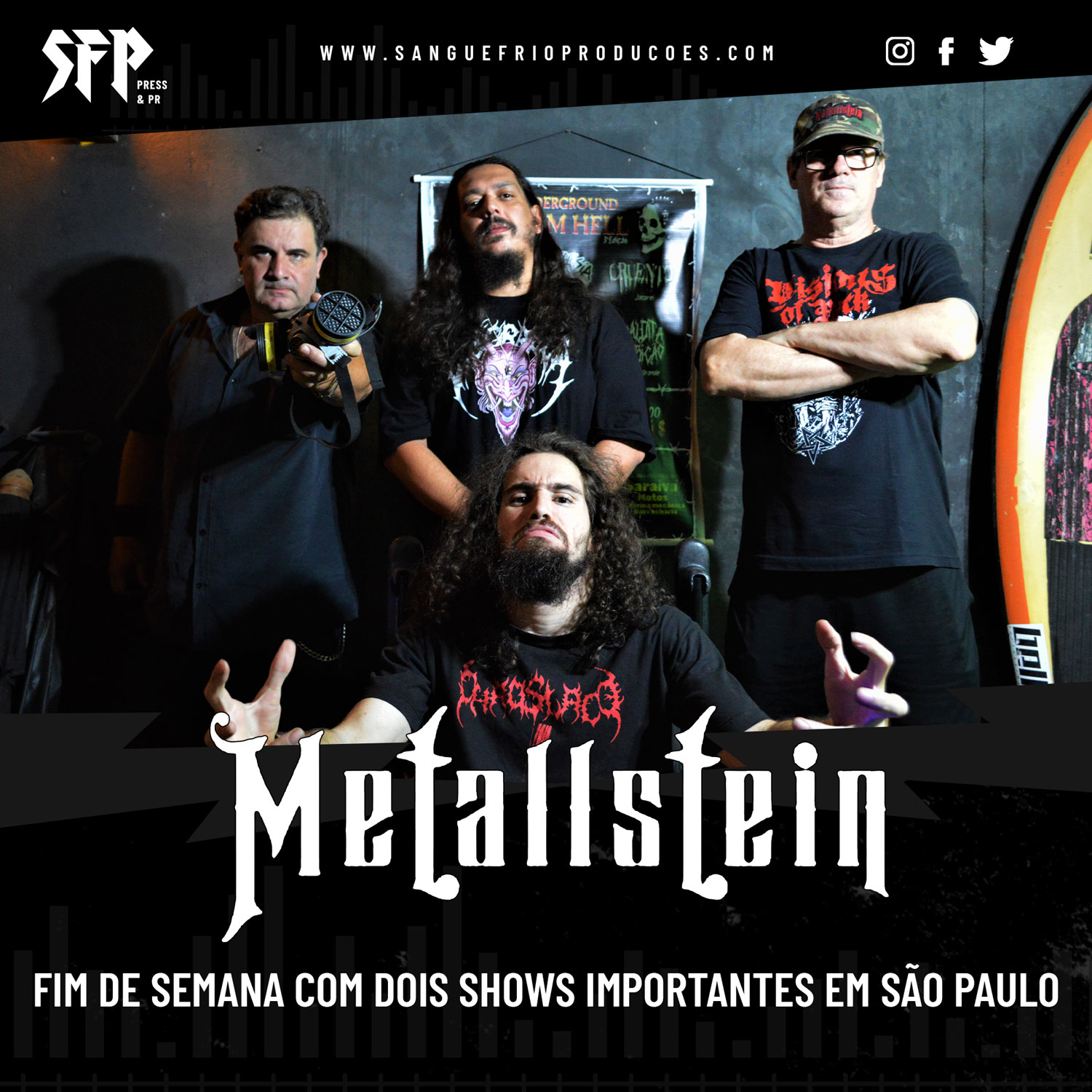 METALLSTEIN: Fim de semana com dois shows importantes em São Paulo 