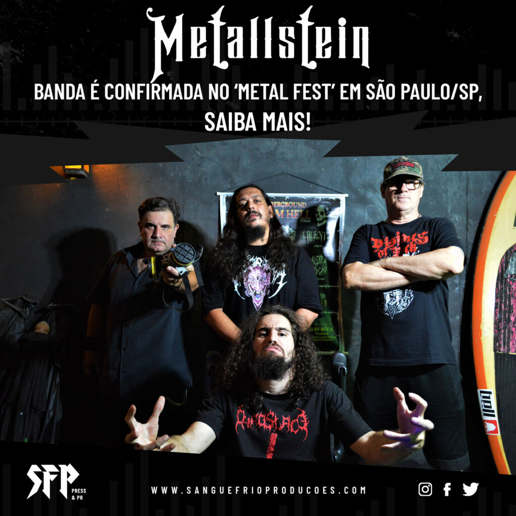 METALLSTEIN: Banda é confirmada no ‘Metal Fest’ em São Paulo/SP