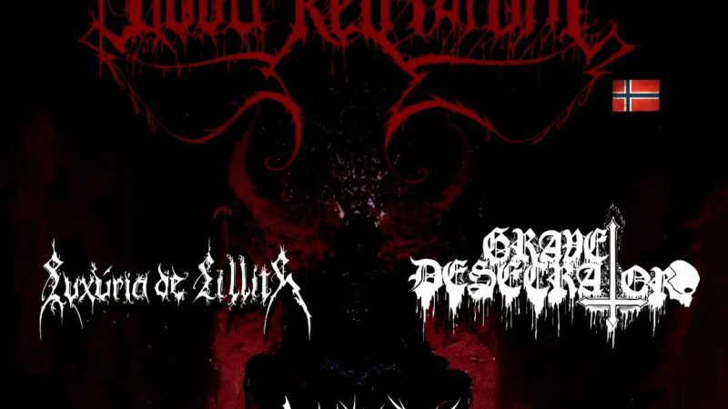 VOLKMORT: Ao lado de Luxúria de Lillith, Grave Desecrator e os noruegueses do Blood Red Throne em dezembro