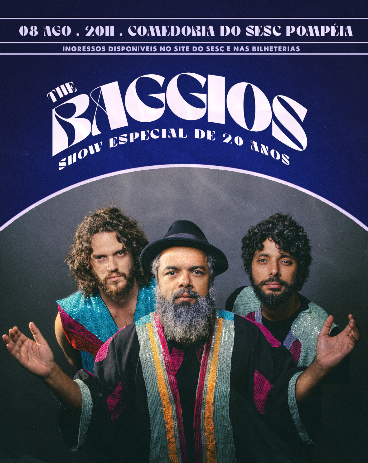 The Baggios volta a São Paulo com show que celebra 20 anos 