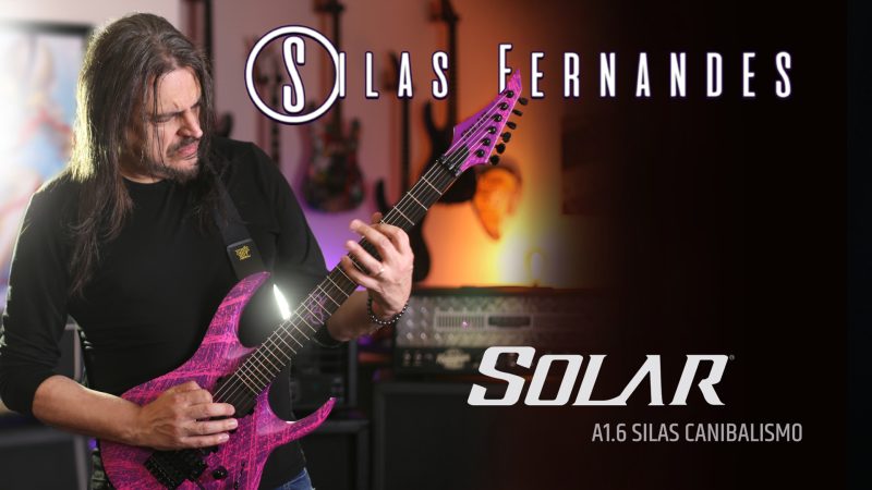 Solar Guitars lança guitarra Silas Fernandes signature 