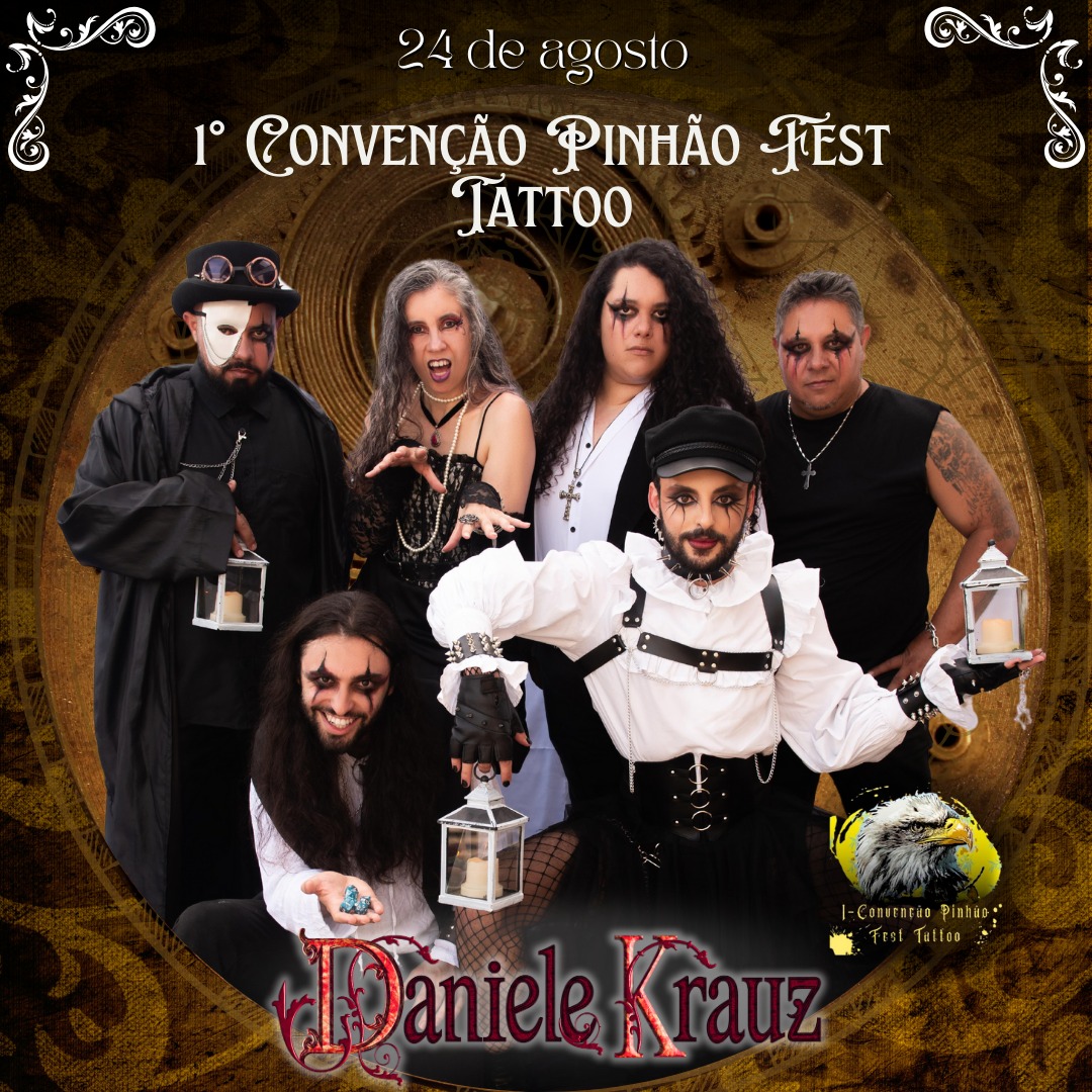 DANIELE KRAUZ: ‘1ª Convenção Pinhão Fest Tattoo’ acontece neste fim de semana