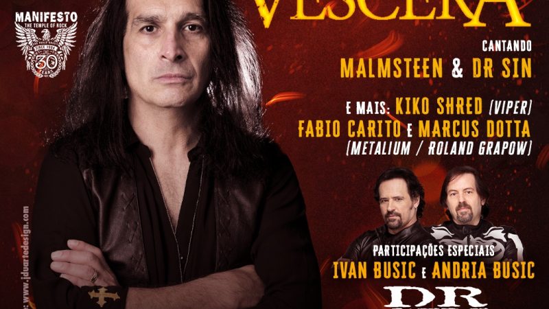 Manifesto anuncia festa de 30 anos com Michael Vescera e membros do Dr Sin