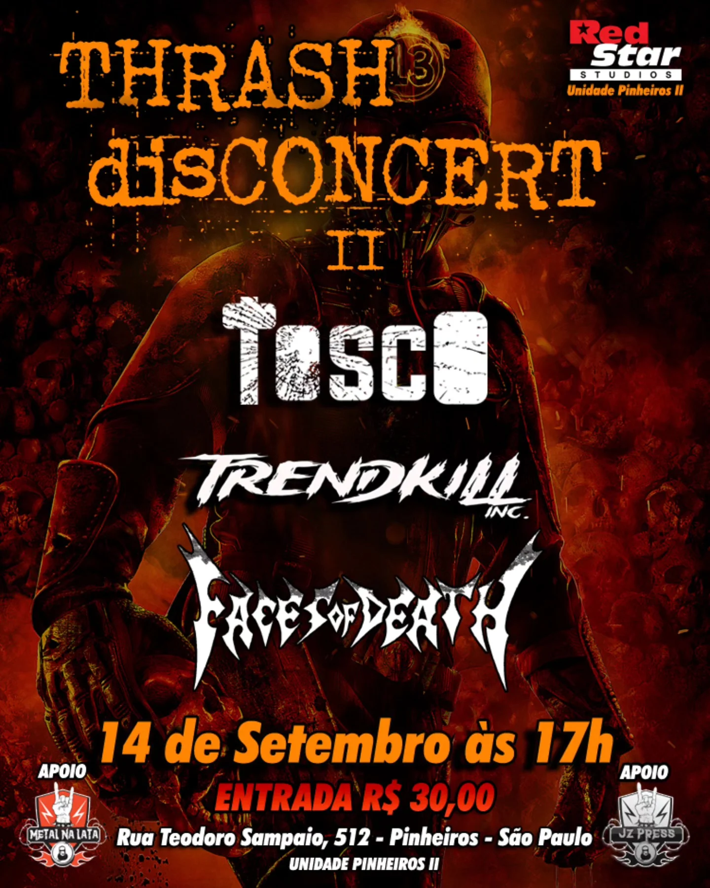 Thrash disConcert: Segunda Edição do Festival Promete Agitar a Cena Metal Paulistana 