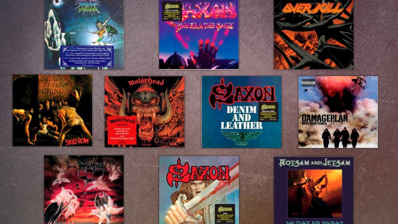 Saxon, Skid Row, Motörhead e mais: CDs ganham novas edições no Brasil