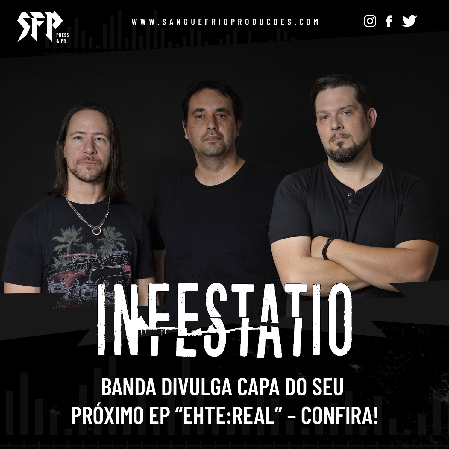 INFESTATIO: Banda divulga capa do seu próximo EP “EHTE:REAL” 