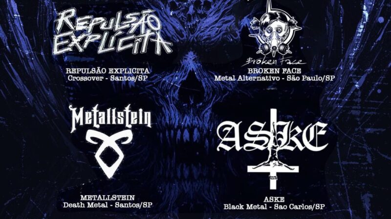 METALLSTEIN: Ao lado de Repulsão Explícita, Broken Face e Aske neste fim de semana em Praia Grande/SP