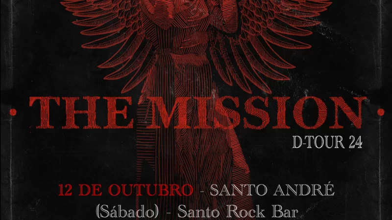 Lenda do Gothic/Dark Rock, The Mission, anuncia show extra em Santo André!