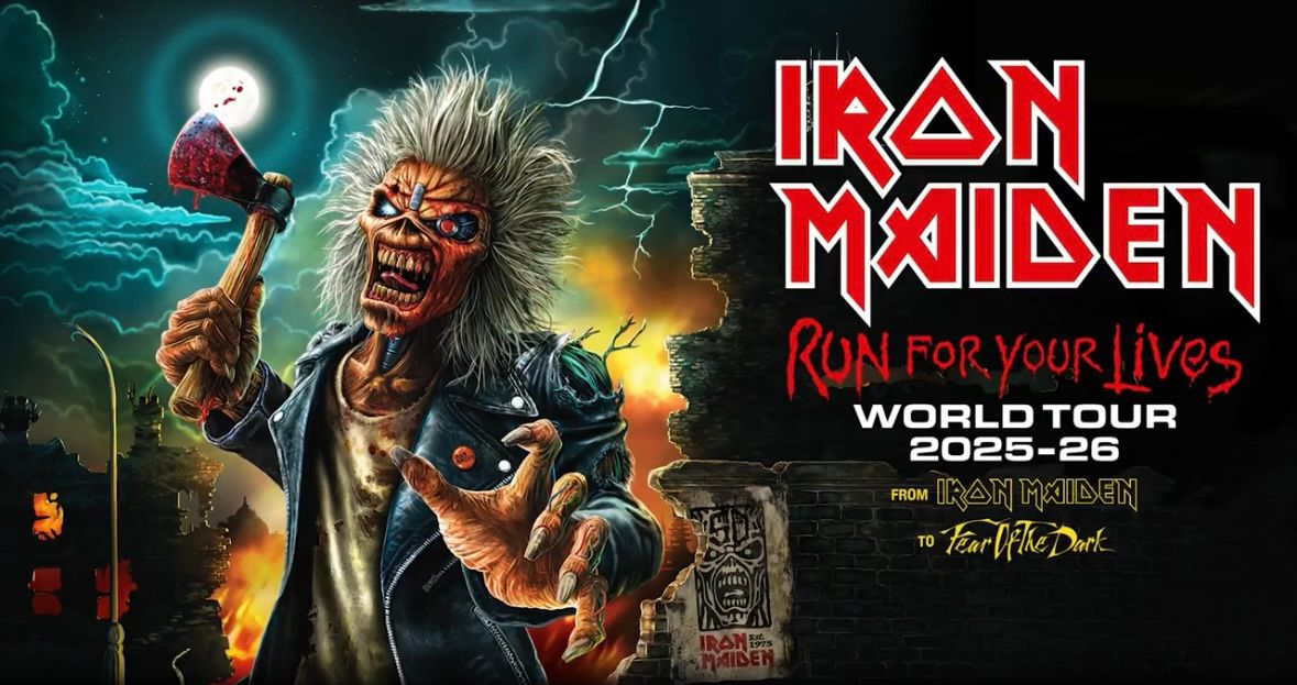 Iron Maiden anuncia a turnê mundial “Run For Your Lives 2025-2026”