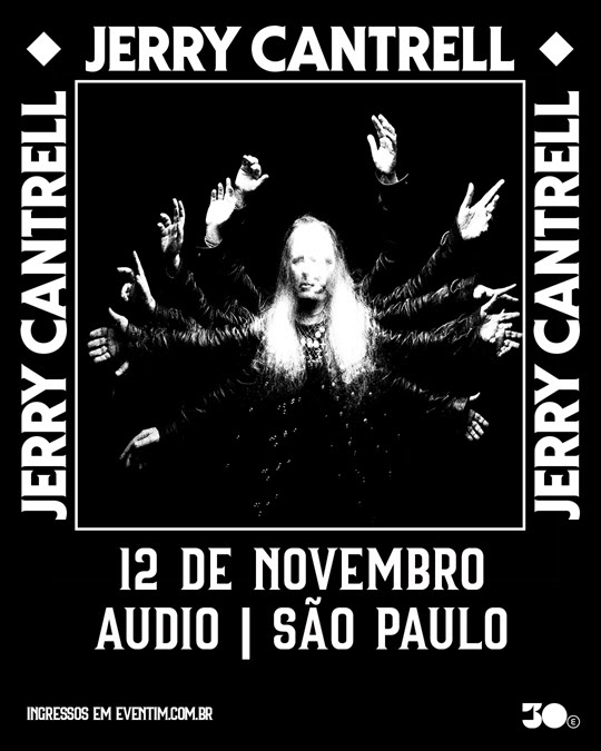 Jerry Cantrell, do Alice in Chains, anuncia passagem de sua tour global pelo Brasil