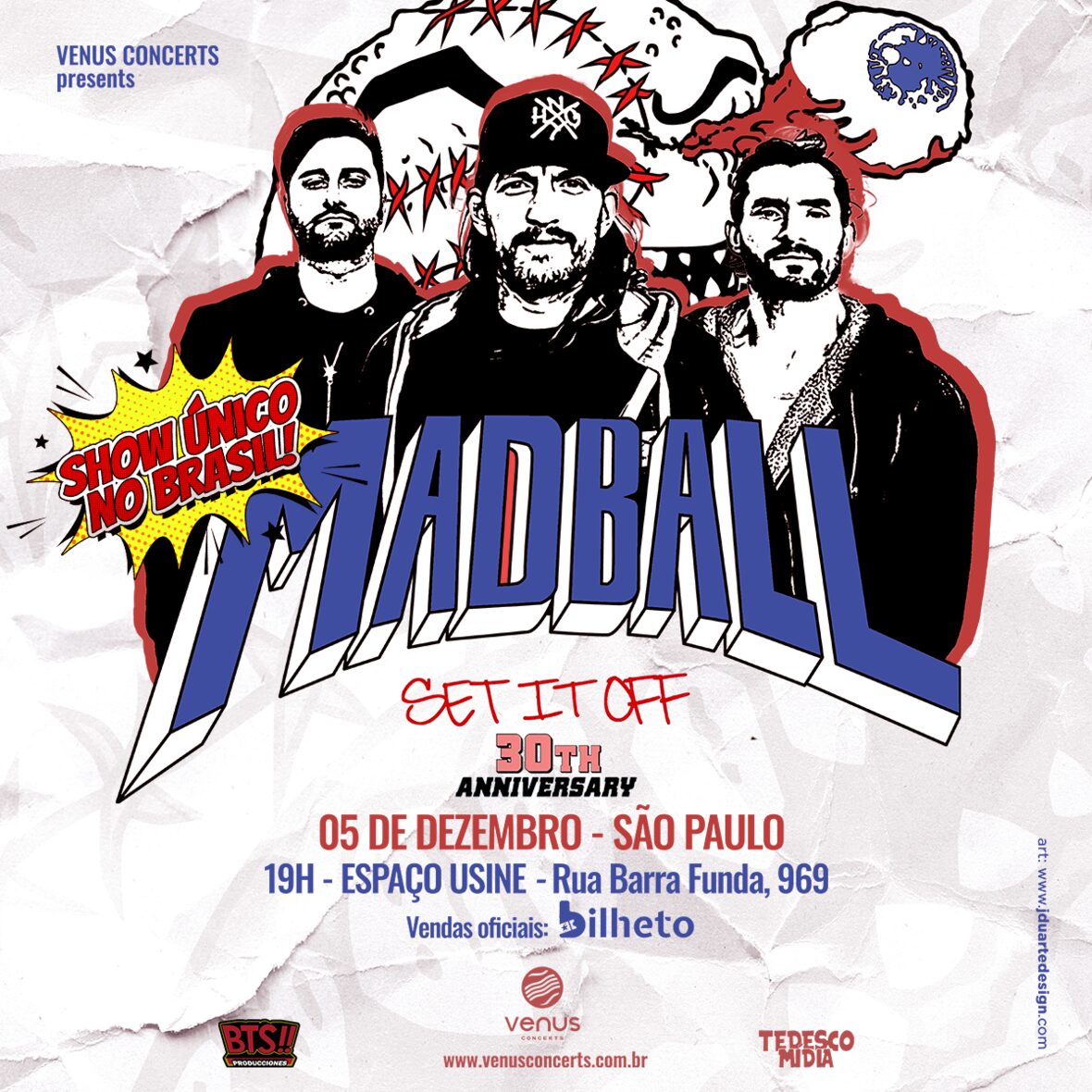 Madball retorna em dezembro com show único em São Paulo