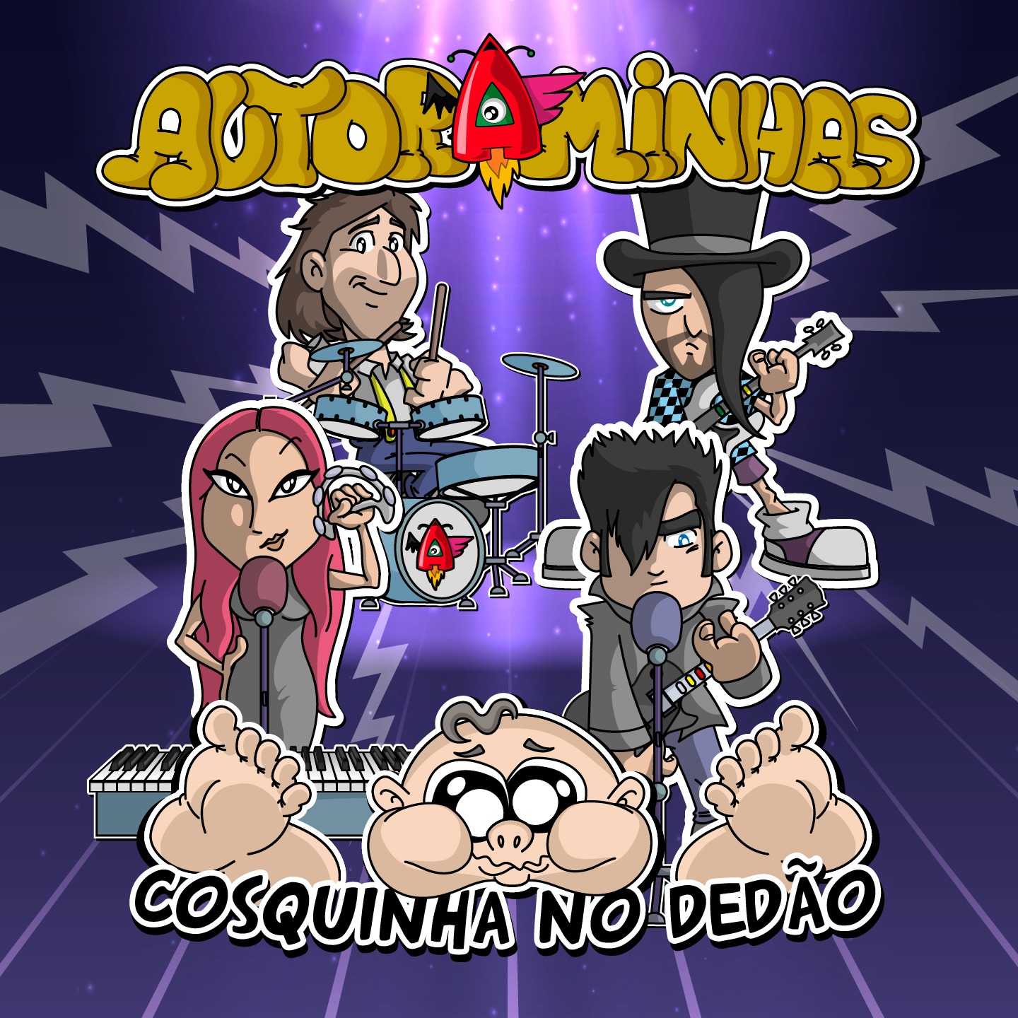 Autoramas lança “Cosquinha no Dedão”, primeiro single do projeto Autoraminhas