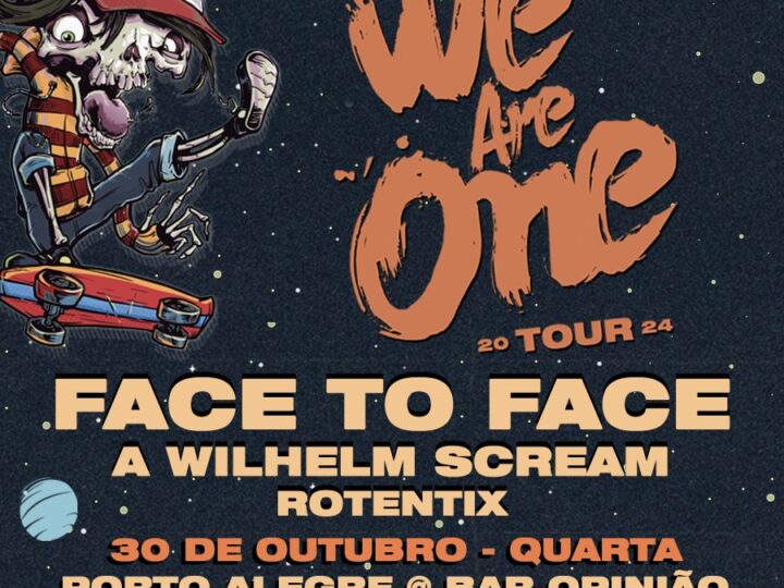 Face To Face é atração principal do festival We Are One 2024 em Porto Alegre, dia 30 de outubro