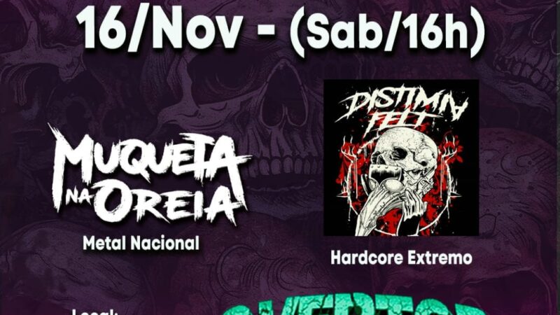 Insanity Fest: Evento gratuito com Muqueta na Oreia, Overtop e Distimia Felt dia 16 de Novembro em São Paulo-SP