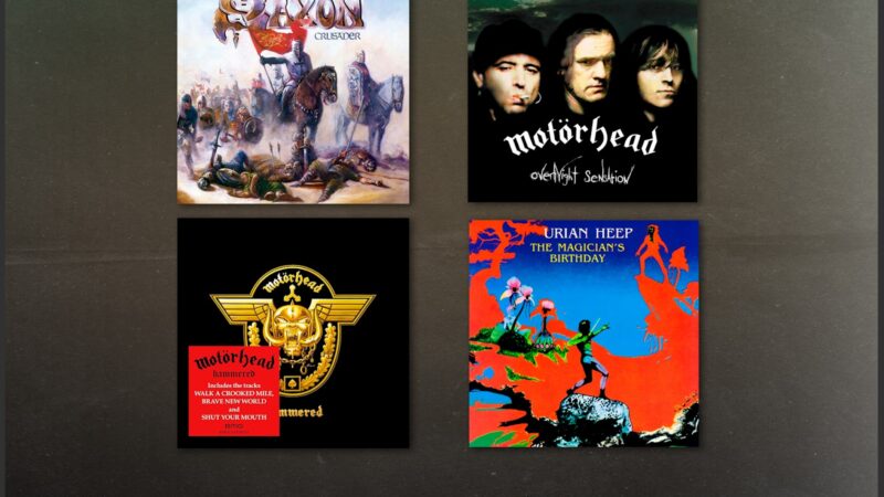 Motörhead, Saxon e Uriah Heep: CDs ganham novas edições no Brasil